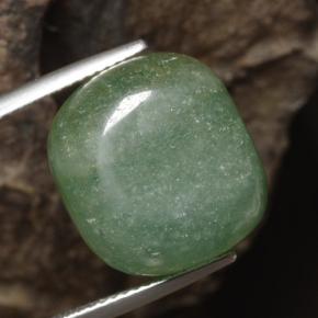 25.12 ct Green Aventurine Gemstone, Aventurine Gem in Fancy Cabochon Shape for Sale.