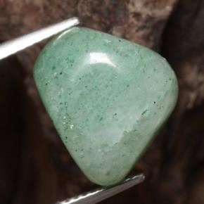 16.88 ct Green Aventurine Stone, Natural Aventurine in Fancy Cabochon Shape for Sale