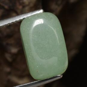 10.91 ct Green Aventurine Gemstone, Aventurine Gem in Fancy Cabochon Shape for Sale.
