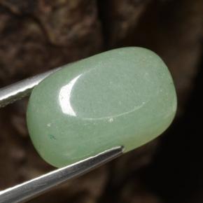 10.91 ct Green Aventurine Stone, Natural Aventurine in Fancy Cabochon Shape for Sale