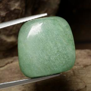 32.56 ct Green Aventurine Gemstone, Aventurine Gem in Fancy Cabochon Shape for Sale.