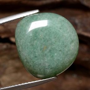 19.06 ct Green Aventurine Stone, Natural Aventurine in Fancy Cabochon Shape for Sale