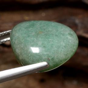 Aventurine Gemstone in 17.2 x 16.1 mm Size for Sale, Aventurine Stone in Green Color