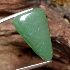 13.43 ct Green Aventurine Stone, Natural Aventurine in Trillion Cabochon Shape for Sale