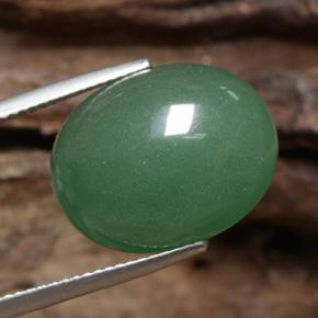 17.51 ct Green Aventurine Stone, Natural Aventurine in Oval Cabochon Shape for Sale