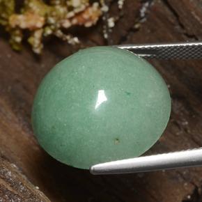 Aventurine Gemstone in 20 mm Size for Sale, Aventurine Stone in Pale Moss Green Color
