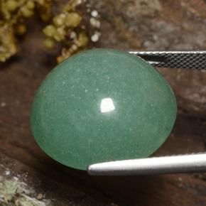 Aventurine Gemstone in 20 mm (calibrated) Size for Sale, Aventurine Stone in Moss Green Color
