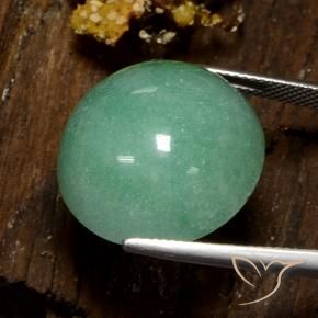 Aventurine Gemstone in 20 mm (calibrated) Size for Sale, Aventurine Stone in Medium light Green Color