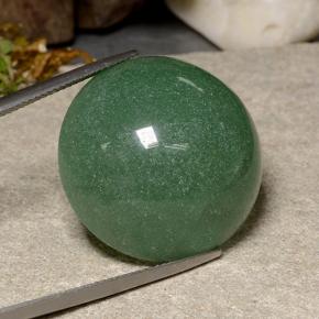 44.80 ct Green Aventurine Stone, Natural Aventurine in Round Cabochon Shape for Sale