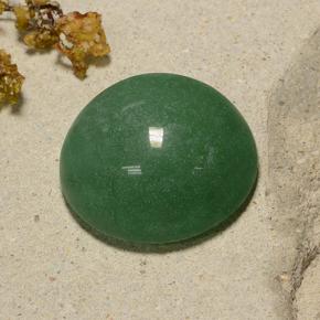 48.43 ct Green Aventurine Stone, Natural Aventurine in Round Cabochon Shape for Sale