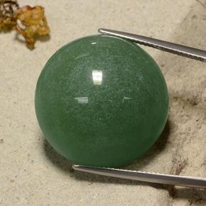 50.3ct Round Cabochon Green Aventurine for sale thumb image of 50.3ct Round Cabochon Green Aventurine (ID: 485201)