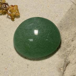 50.34 ct Green Aventurine Stone, Natural Aventurine in Round Cabochon Shape for Sale