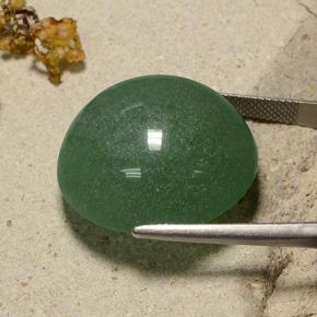 Aventurine Gemstone in 24.8 mm Size for Sale, Aventurine Stone in Green Color