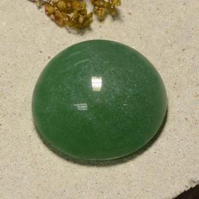 48.90 ct Green Aventurine Stone, Natural Aventurine in Round Cabochon Shape for Sale