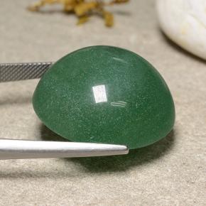 Aventurine Gemstone in 24.7 mm Size for Sale, Aventurine Stone in Green Color