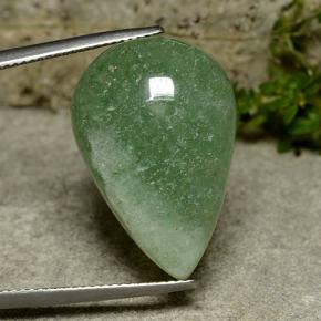 Aventurine Gemstone in 24.2 x 16.5 mm Size for Sale, Aventurine Stone in Sage Green Color