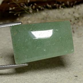 20.69 ct Green Aventurine Stone, Natural Aventurine in Trapezoid Cabochon Shape for Sale
