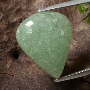 10.93 ct Green Aventurine Stone, Natural Aventurine in Pear Cabochon Shape for Sale