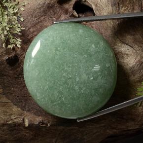 81ct Round Cabochon Green Aventurine for sale thumb image of 81ct Round Cabochon Green Aventurine (ID: 487016)