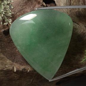 89.12 ct Green Aventurine Stone, Natural Aventurine in Pear Cabochon Shape for Sale