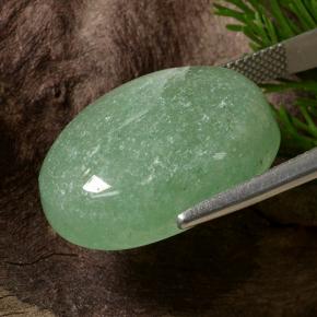 Aventurine Gemstone in 23.2 x 16.8 mm Size for Sale, Aventurine Stone in Green Color