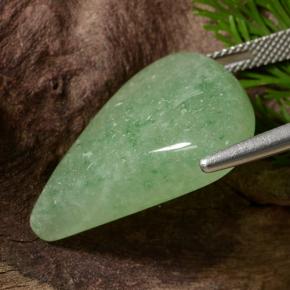 Aventurine Gemstone in 26.1 x 19.6 mm Size for Sale, Aventurine Stone in Green Color