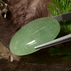 Aventurine Gemstone in 29.6 x 22.5 mm Size for Sale, Aventurine Stone in Green Color