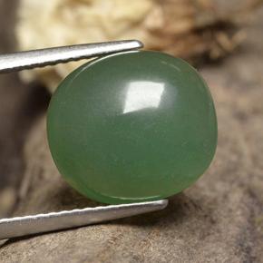 6.23 ct Green Aventurine Stone, Natural Aventurine in Oval Cabochon Shape for Sale