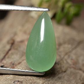 2.9ct Pear Cabochon Green Aventurine for sale thumb image of 2.9ct Pear Cabochon Green Aventurine (ID: 496880)
