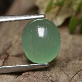 2.2ct Oval Cabochon Green Aventurine for sale thumb image of 2.2ct Oval Cabochon Green Aventurine (ID: 496883)
