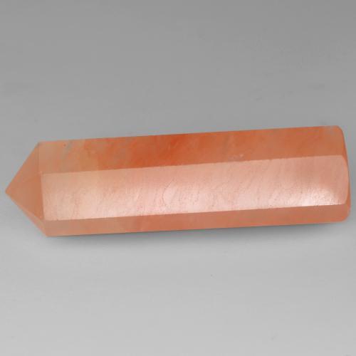 Aventurine Gemstone in 33.8 x 9.7 mm Size for Sale, Aventurine Stone in Peach Orange Color