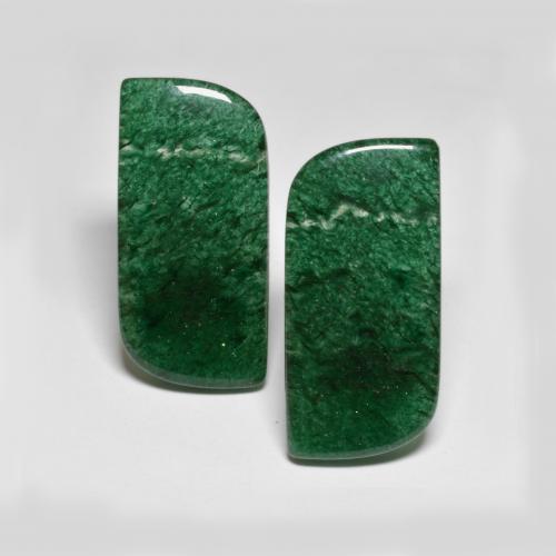 26.15 ctw Green Aventurine Gemstones, Aventurine Gems in Fancy Cabochon Shape for Sale.