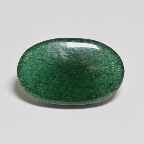 Grün Aventurin Edelstein - 8.1ct Oval Cabochon (ID: 576132)