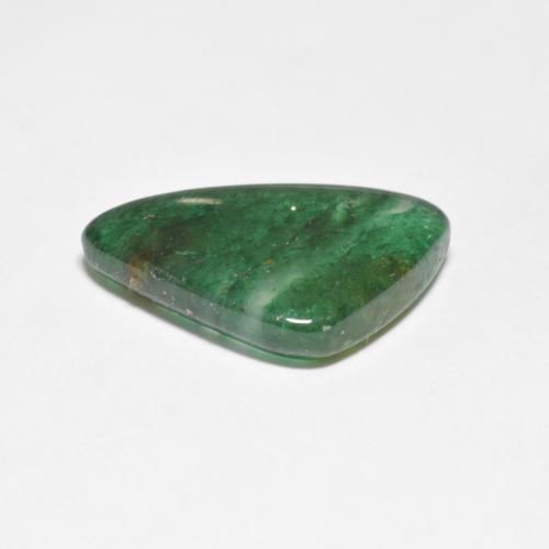 Aventurine Gemstone in 17.5 x 11 mm Size for Sale, Aventurine Stone in Medium Green Color