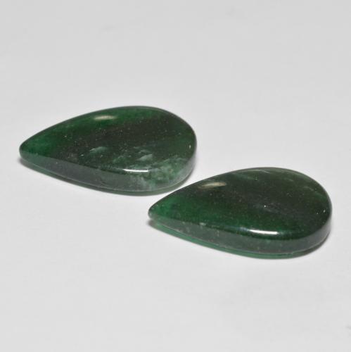 Aventurine Gemstones in 17.7 x 11.7 mm Size for Sale, Aventurine Stones in Cool Green Color