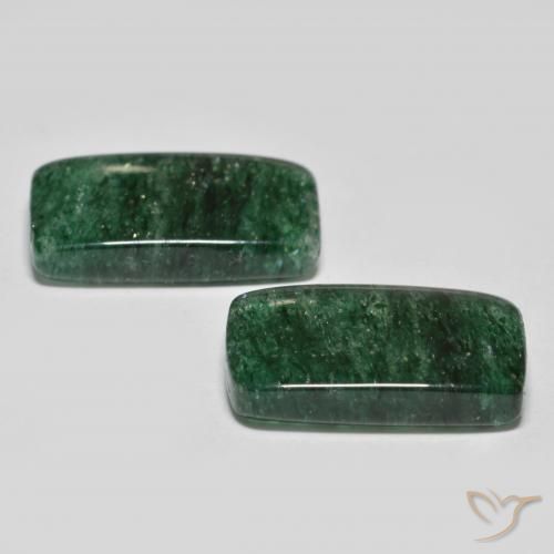 Aventurine Gemstones in 17 x 10 mm Size for Sale, Aventurine Stones in Cool Green Color