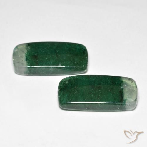 Aventurine Gemstones in 19 x 10.4 mm Size for Sale, Aventurine Stones in Pine Green Color