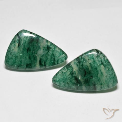 13.86 ct Green Aventurine, 18.4 x 11.8 mm Odd Shaped From Brazil, Photo A