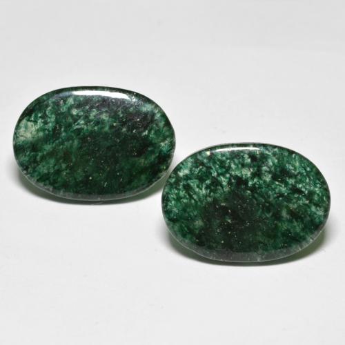 Medium Green Aventurine Gem - 8.3ct Oval Cabochon (ID: 592875)