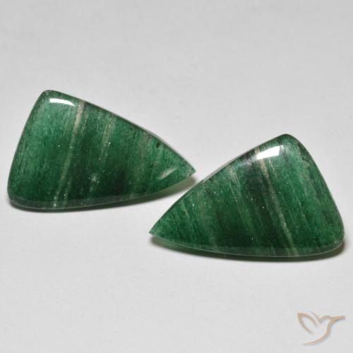 13.52 ct Green Aventurine, 18.5 x 12.5 mm Odd Shaped From Brazil, Photo A