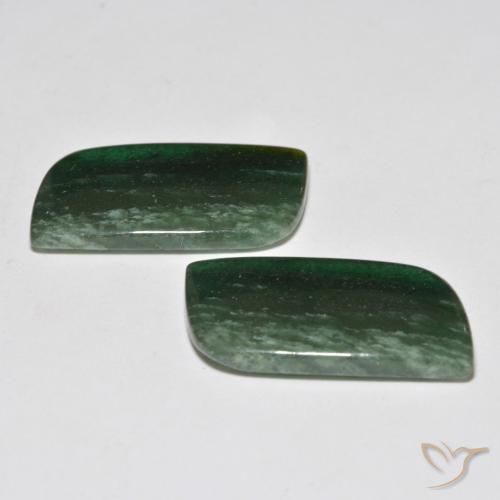 Aventurine Gemstones in 22.3 x 11.6 mm Size for Sale, Aventurine Stones in Bright Green Color