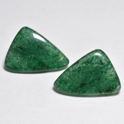 Multicolor Green Aventurine Gem - 4.6ct Fancy Cabochon (ID: 595289)