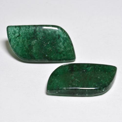 12.58 ctw Green Aventurine Stones, Natural Aventurine in Fancy Cabochon Shape for Sale