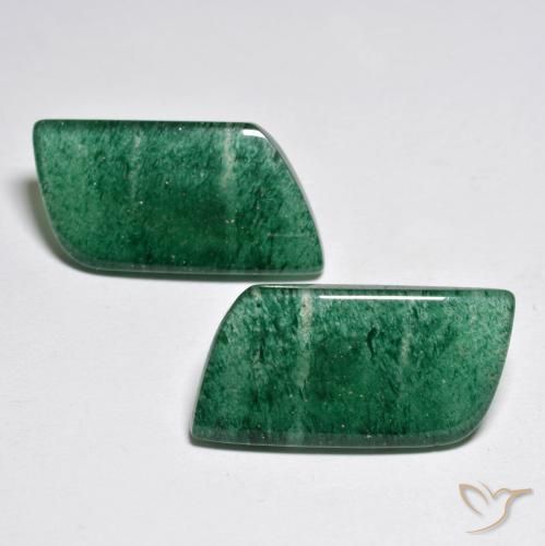 16.47 ct Green Aventurine, 20.1 x 10.5 mm Odd Shaped From Brazil, Photo A