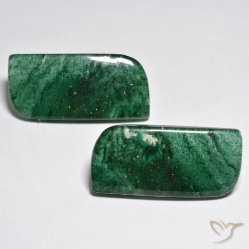 19.88 ct Green Aventurine, 22.5 x 10.6 mm Odd Shaped From Brazil, Photo A