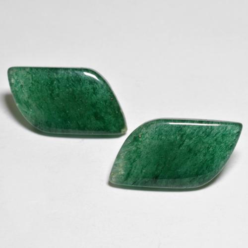 Multicolor Green Aventurine Gem - 7.9ct Fancy Cabochon (ID: 595296)