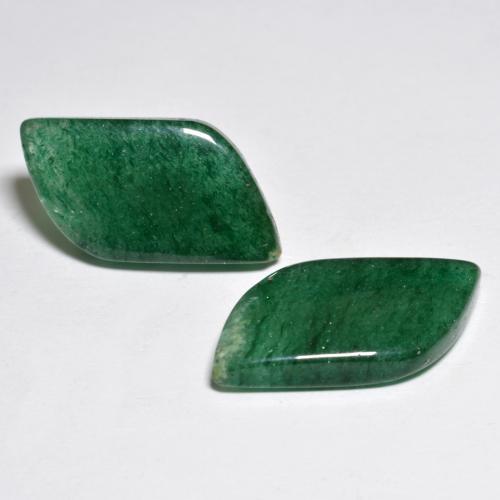 15.80 ctw Green Aventurine Stones, Natural Aventurine in Fancy Cabochon Shape for Sale