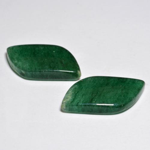Aventurine Gemstones in 19.8 x 10.5 mm Size for Sale, Aventurine Stones in Multicolor Green Color
