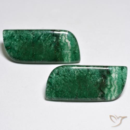19.24 ct Green Aventurine, 21.2 x 10.2 mm Odd Shaped From Brazil, Photo A