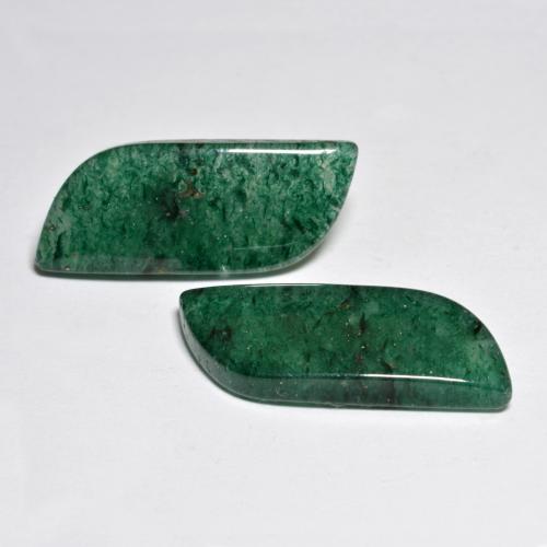 21.64 ctw Green Aventurine Stones, Natural Aventurine in Fancy Cabochon Shape for Sale